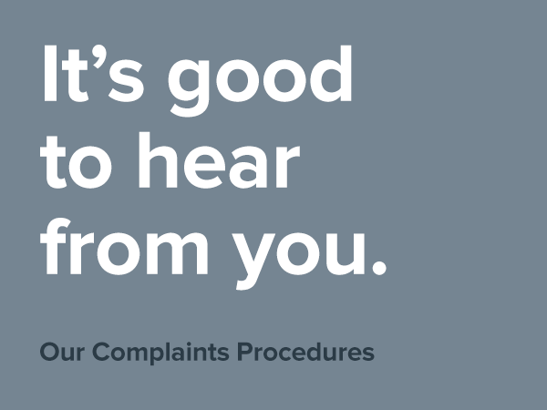 Speedy Complaints Procedures